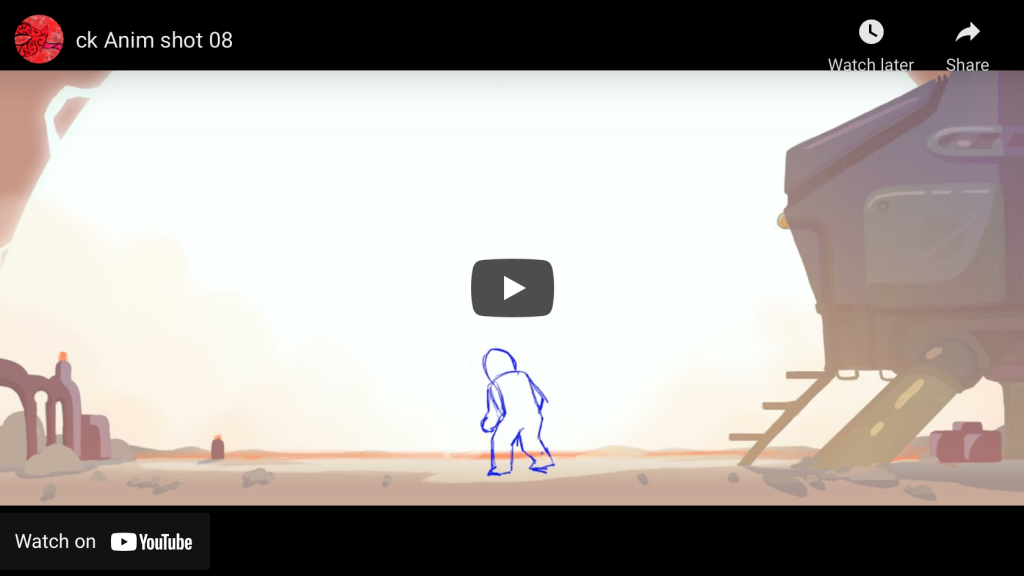Event Horizon animation shot progressions